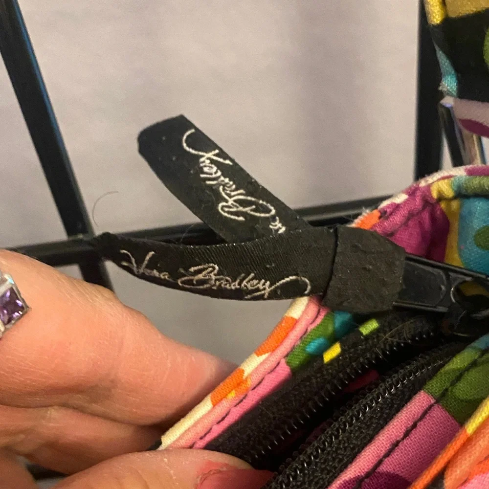 Vera Bradley Pink and Yellow Floral Crossbody Bag